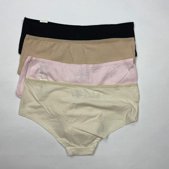 Ambrielle Hipster Panty Low-Cut Stretch 94%Cotton 6%Lycra Women 6 M NWT Lot of 4 - Picture 4 of 8